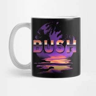 Bush Great Gift For Name Vintage Styles Color 70s 80s 90s Mug